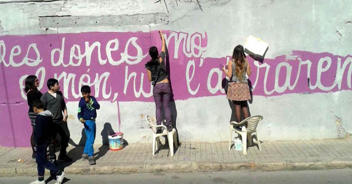 Resultat d'imatges de espais urbans feminisme