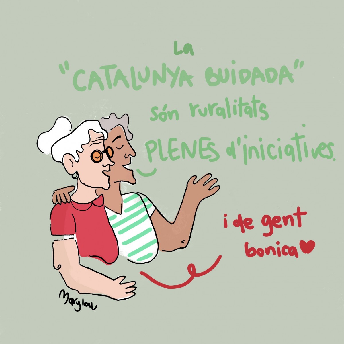 Davant els que parlen de «Catalunya buidada», prefereixen parlant de la gent bonica i amb iniciatives del món rural