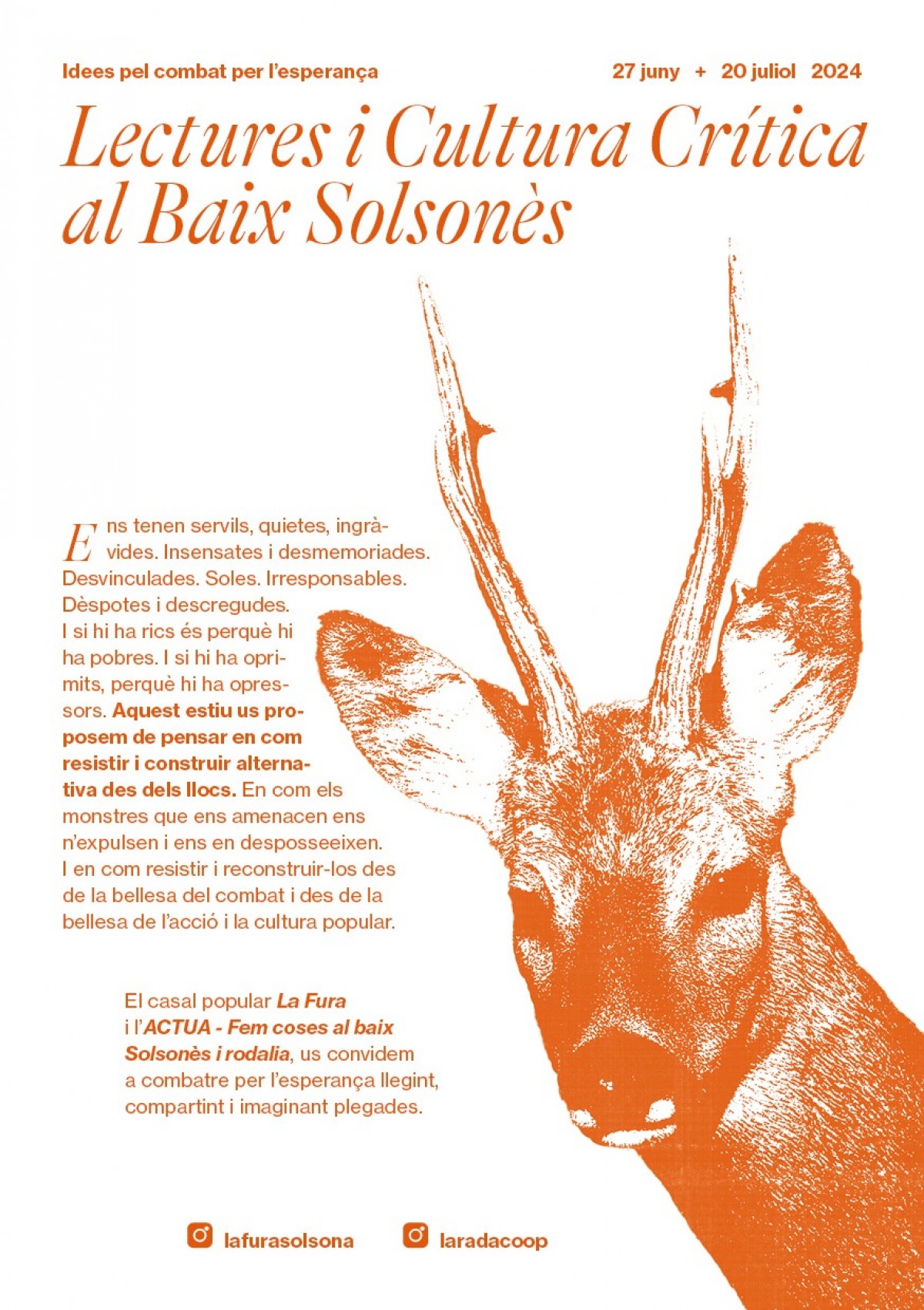 Cartell del cicle.