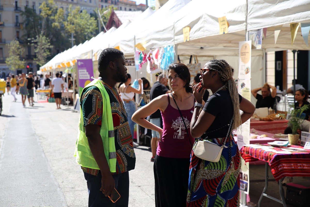 Un moment de l'última edició de la Fira Migrant i Diversa
