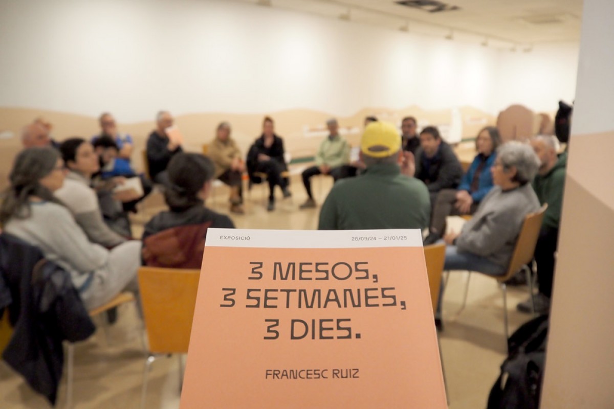 En el marc de l'exposició 3 mesos, 3 setmanes, 3 dies de Francesc Ruiz a ACVic, la Comunalitat de Vic va coorganitzar TRIPA