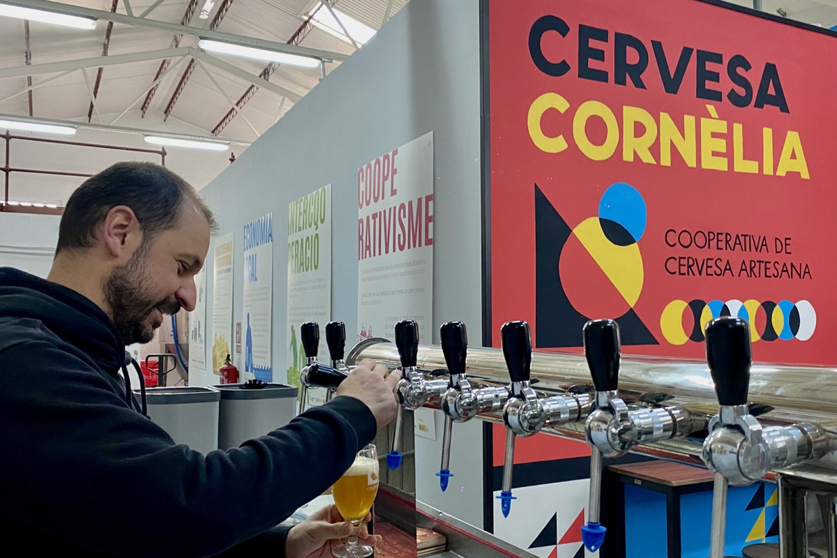La cooperativa Cornèlia compta amb un espai de tast