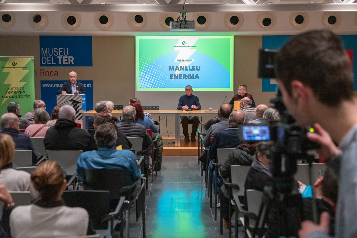 Acte de presentació de Manlleu Energia, divendres al Museu del Ter