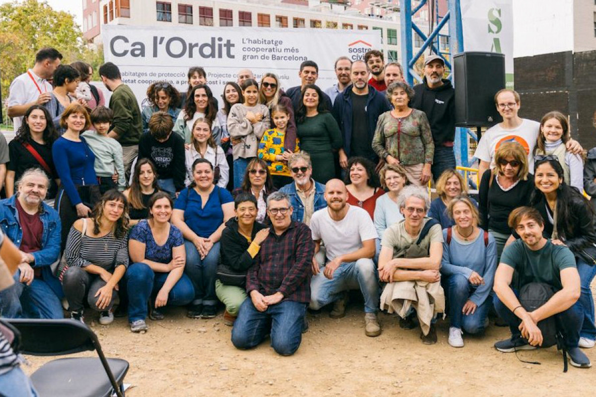 Inauguració de l'habitatge cooperatiu de Ca l'Ordit, el 15 de novembre passat
