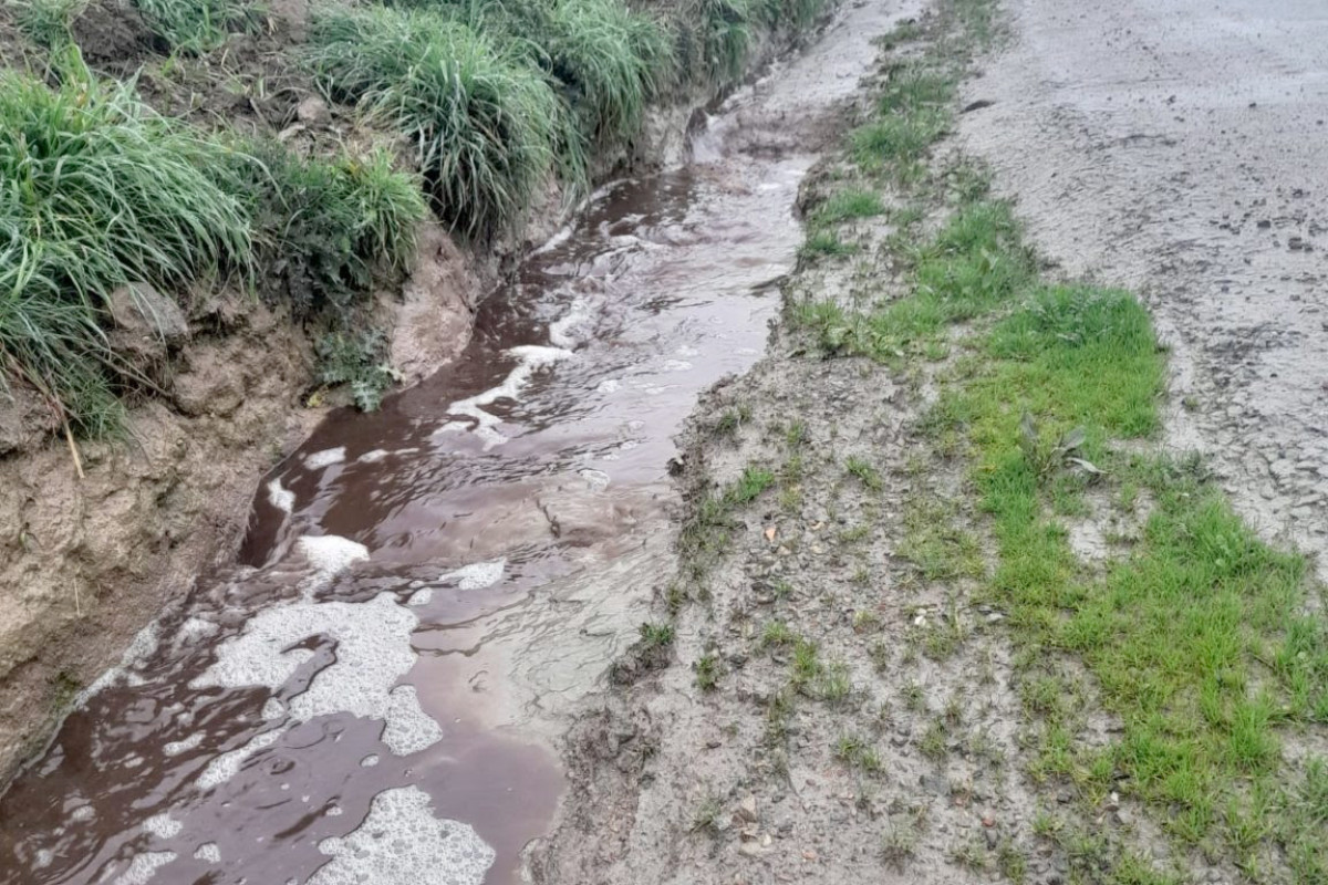 L'aigua bruta que sortia de Fervosa aquest dilluns passat