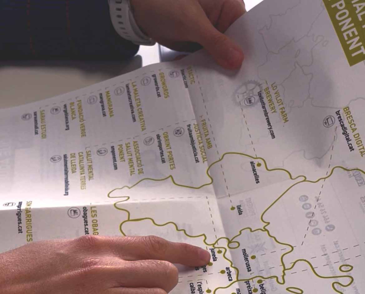 En l'últim any, l'Ateneu Cooperatiu també ha impulsat el Mapa de l'Economia Social i Solidària de Ponent