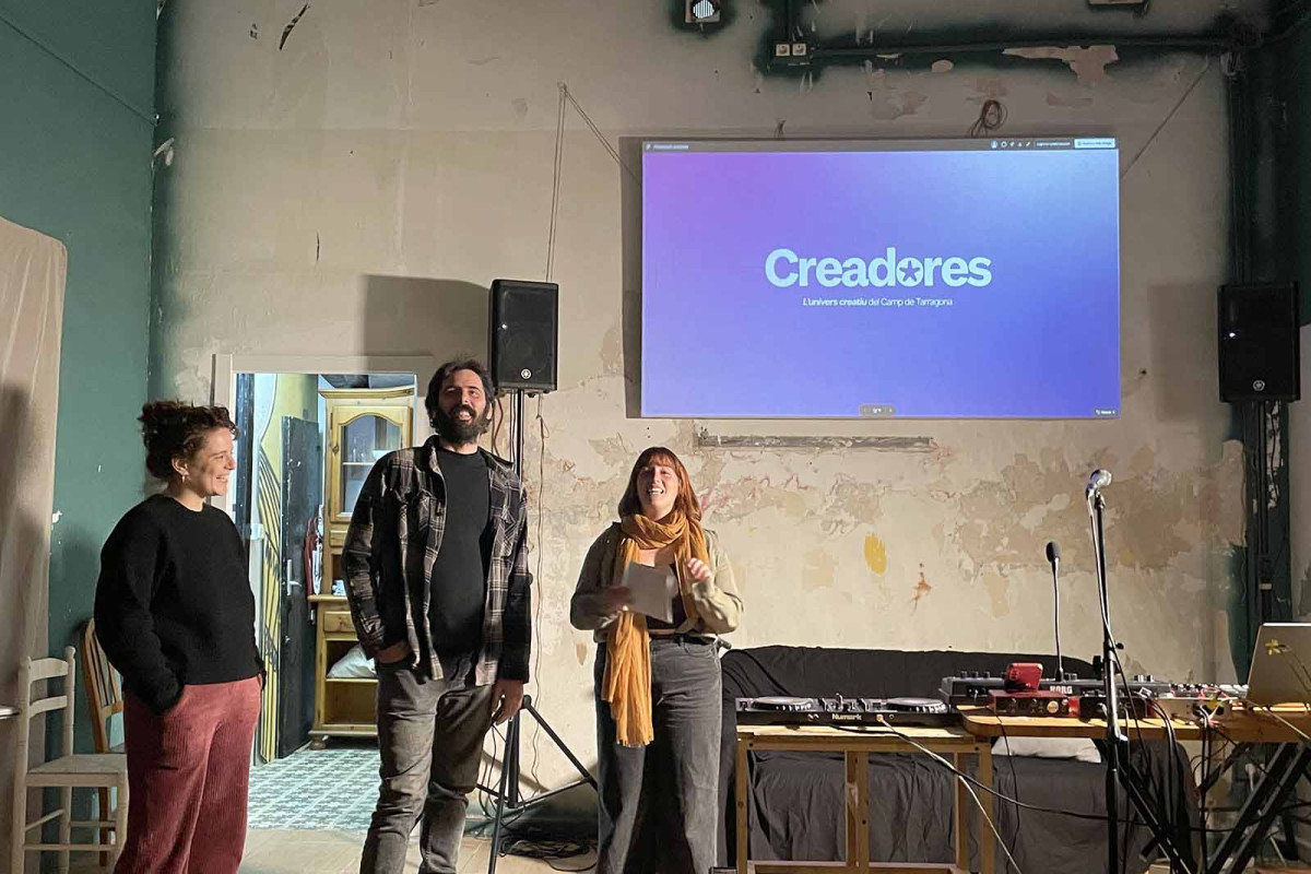 Acte de presentació de creadores.cat, dijous passat a Tarragona